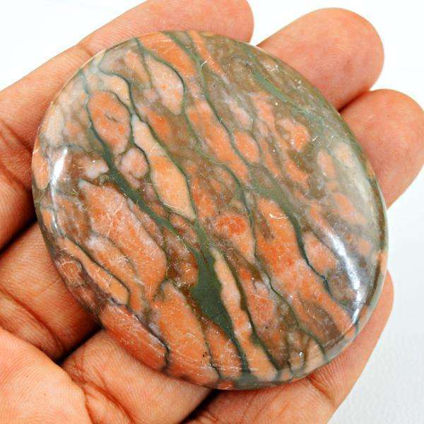 gemsmore:Amazing Oval Shape Garden Jasper Untreated Loose Gemstone