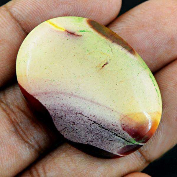 gemsmore:Amazing Oval Shape Mookaite Untreated Loose Gemstone