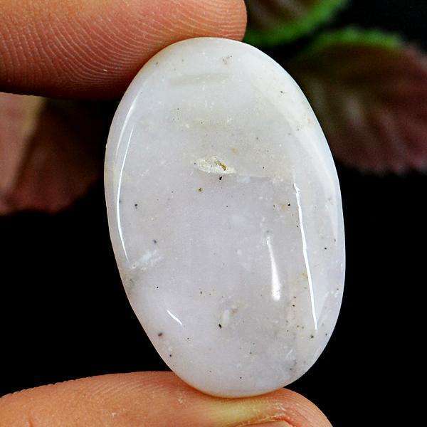 gemsmore:Amazing Oval Shape Pink Australian Opal Untreated Loose Gemstone