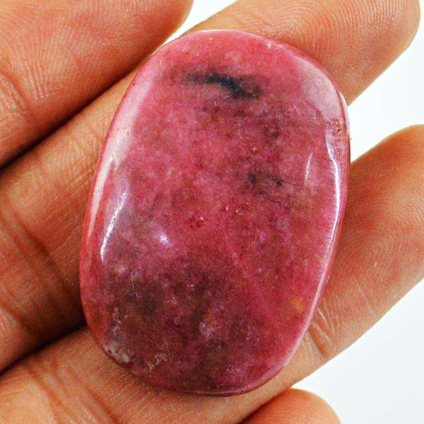 gemsmore:Amazing Oval Shape Pink Rhodocrosite Untreated Loose Gemstone