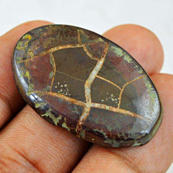 gemsmore:Amazing Oval Shape Septarian Agate Untreated Loose Gemstone