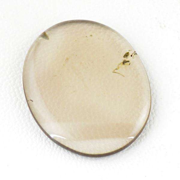 gemsmore:Amazing Oval Shape Smoky Quartz Untreated Loose Gemstone