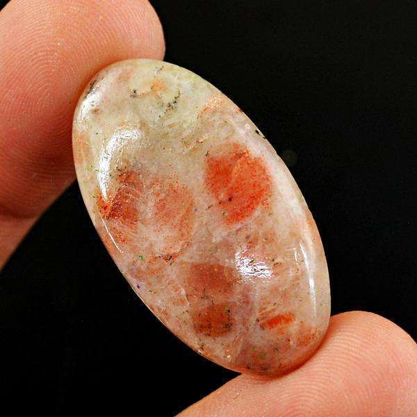 gemsmore:Amazing Oval Shape Sunstone Untreated Loose Gemstone