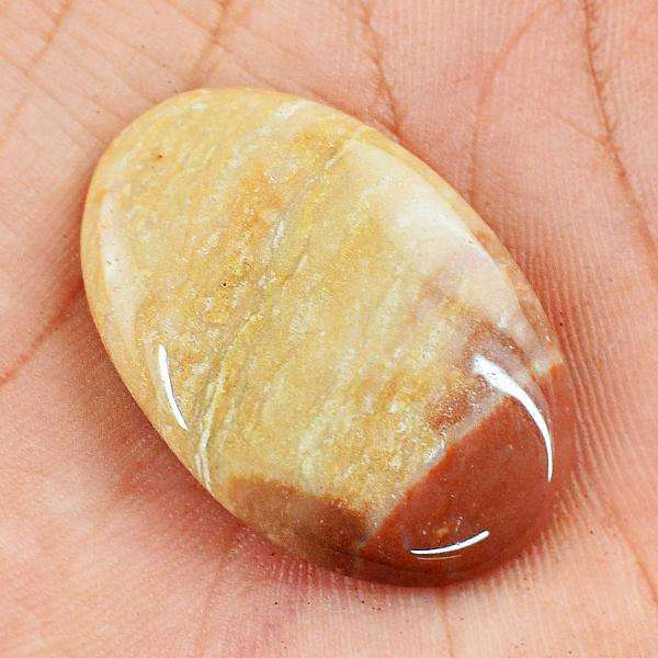 gemsmore:Amazing Oval Shape Willow Creek Jasper Untreated Loose Gemstone