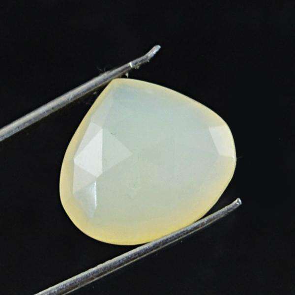 gemsmore:Amazing Pear Shape Faceted Agate Untreated Loose Gemstone