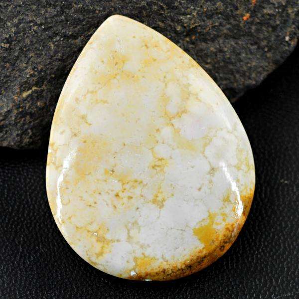 gemsmore:Amazing Pear Shape Ocean Jasper Untreated Loose Gemstone