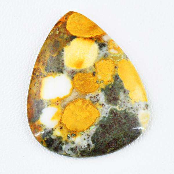 gemsmore:Amazing Pear Shape Ocean Jasper Untreated Loose Gemstone