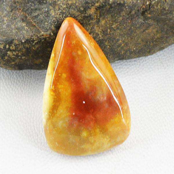 gemsmore:Amazing Pear Shape Ocean Jasper Untreated Loose Gemstone