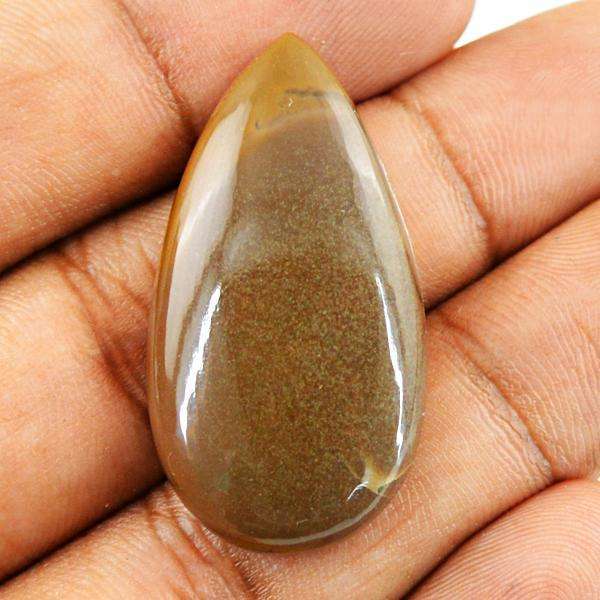 gemsmore:Amazing Pear Shape Polygram Jasper Untreated Loose Gemstone