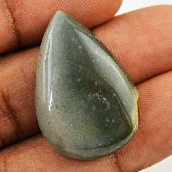 gemsmore:Amazing Pear Shape Polygram Jasper Untreated Loose Gemstone