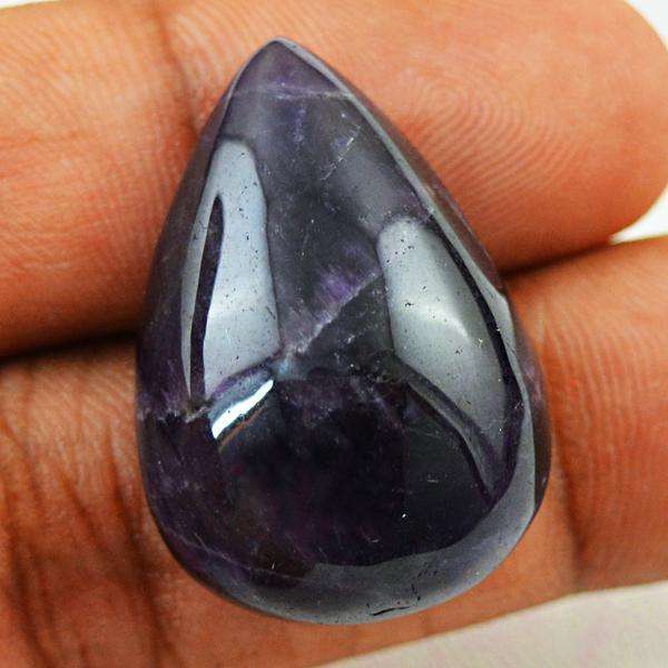 gemsmore:Amazing Pear Shape Purple Amethyst Untreated Loose Gemstone