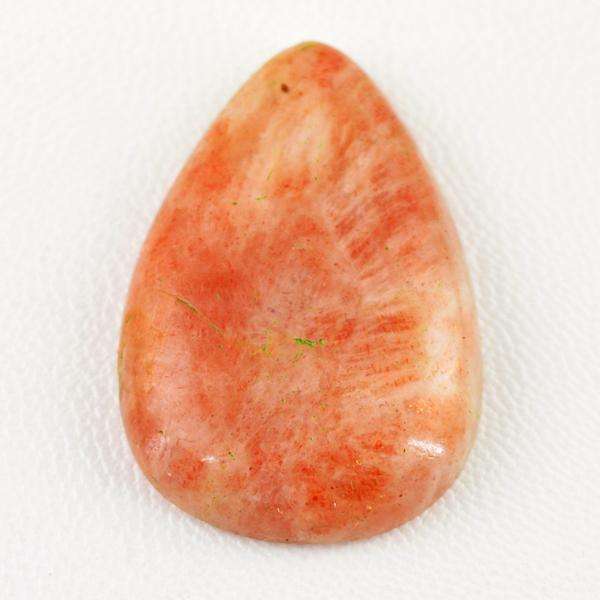 gemsmore:Amazing Pear Shape Sunstone Untreated Loose Gemstone