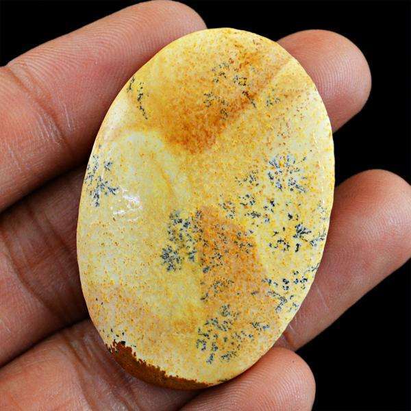 gemsmore:Amazing Picture Jasper Oval Shape Loose Gemstone