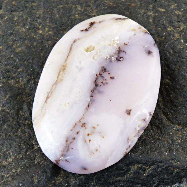 gemsmore:Amazing Pink Australian Opal Oval Shape Loose Gemstone