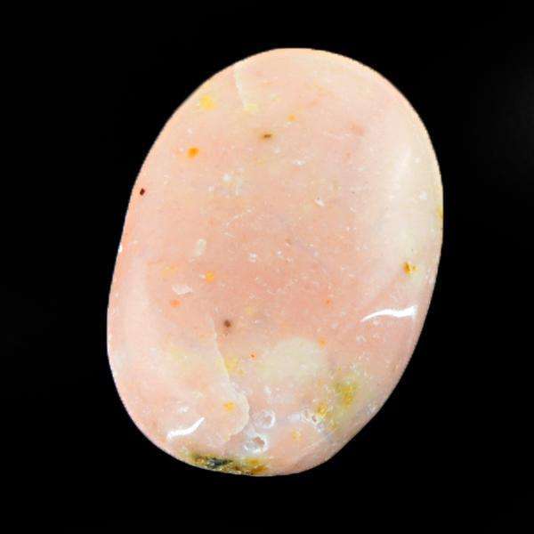 gemsmore:Amazing Pink Australian Opal Oval Shape Untreated Loose Gemstone