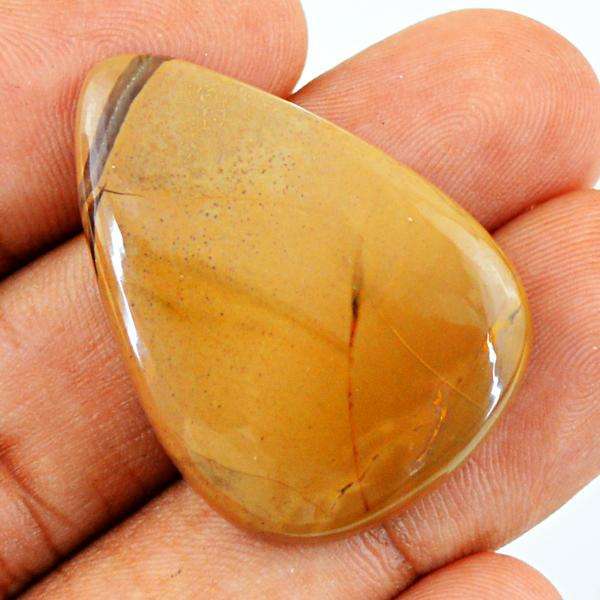 gemsmore:Amazing Polygram Jasper Pear Shape Untreated Loose Gemstone