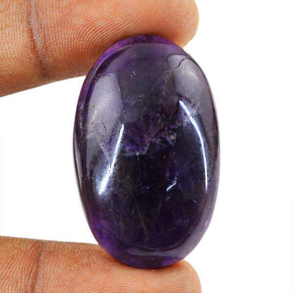 gemsmore:Amazing Purple Amethyst Oval Shape Loose Gemstone