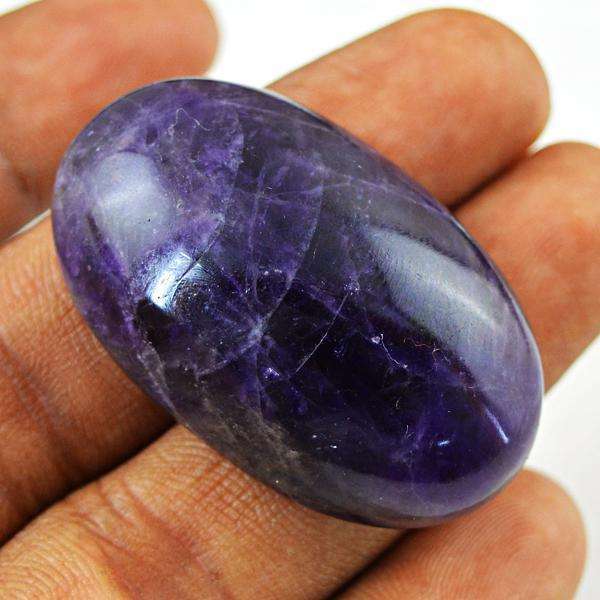 gemsmore:Amazing Purple Amethyst Oval Shape Loose Gemstone