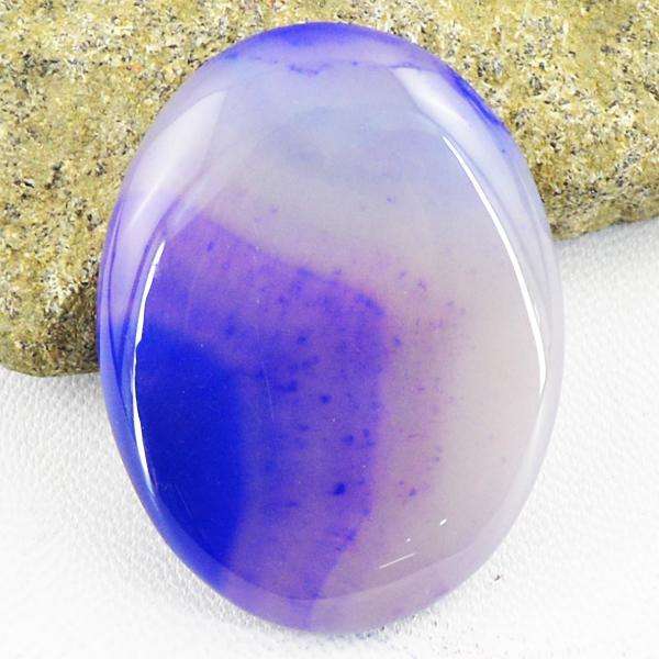 gemsmore:Amazing Purple Onyx Oval Shape Loose Gemstone