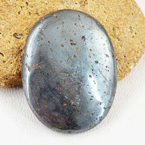 gemsmore:Amazing Pyrite Oval Shape Untreated Loose Gemstone