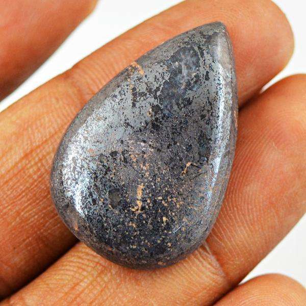 gemsmore:Amazing Pyrite Pear Shape Untreated Loose Gemstone