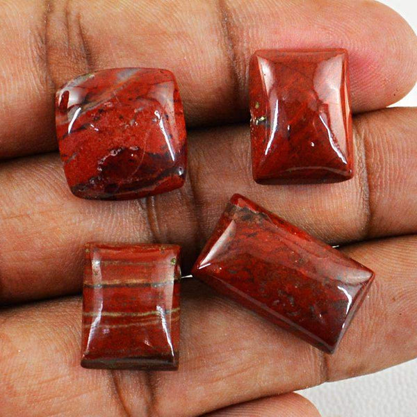 gemsmore:Amazing Red Jasper Gemstone Lot - Natural Untreated