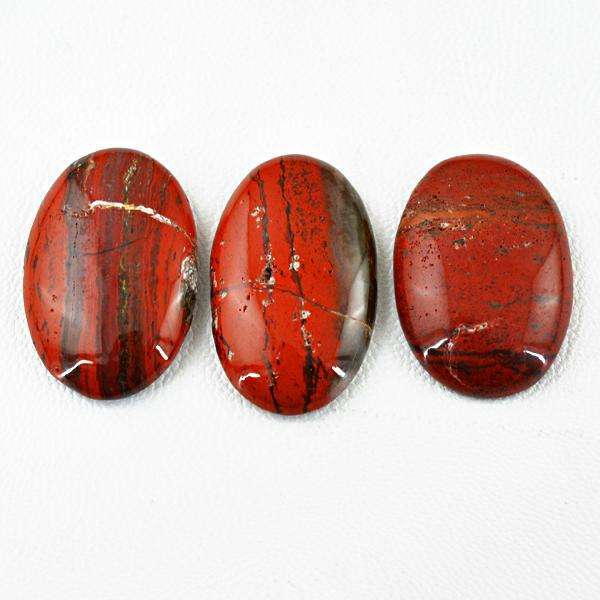 gemsmore:Amazing Red Mookaite Oval Shape Untreated Loose Gemstone Lot