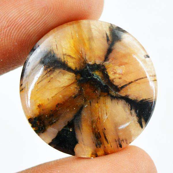 gemsmore:Amazing Round Shape Chaistolite Untreated Loose Gemstone