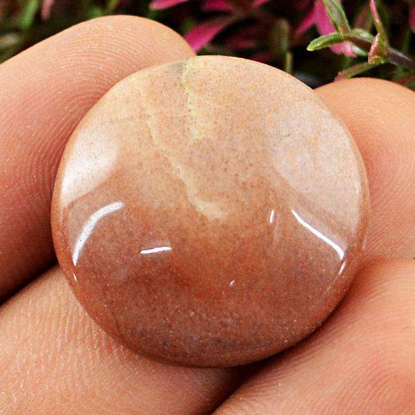 gemsmore:Amazing Round Shape Jasper Untreated Loose Gemstone