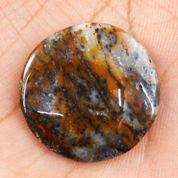 gemsmore:Amazing Round Shape Outback Jasper Untreated Loose Gemstone