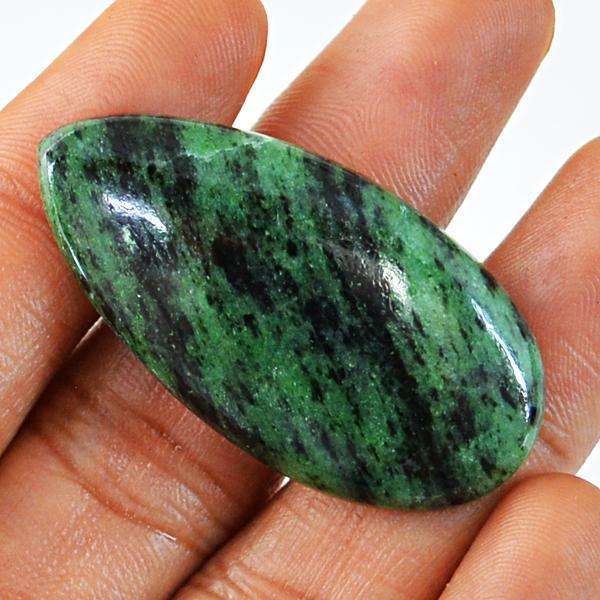 gemsmore:Amazing Ruby Zoisite Pear Shape Untreated Loose Gemstone