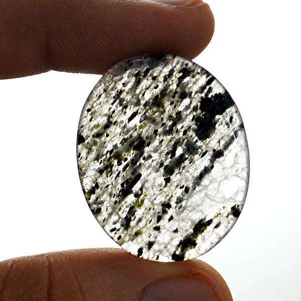 gemsmore:Amazing Rutile Quartz Oval Shape Loose Gemstone