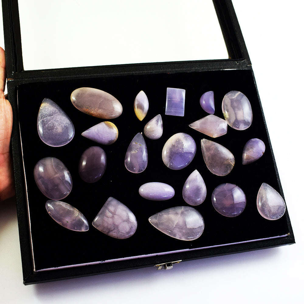 gemsmore:Amazing Sugilite Untreated Gemstone Cabochon Lot
