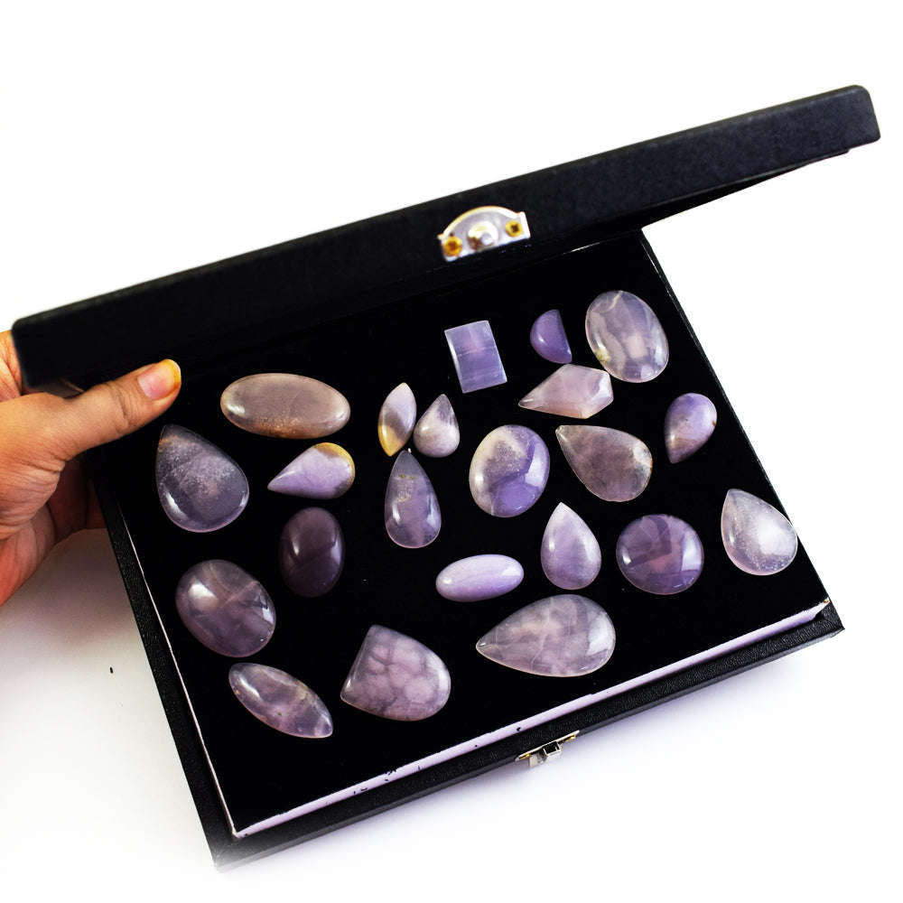 gemsmore:Amazing Sugilite Untreated Gemstone Cabochon Lot