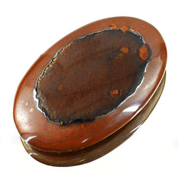 gemsmore:Amazing Tiger Eye Oval Shape Loose Gemstone