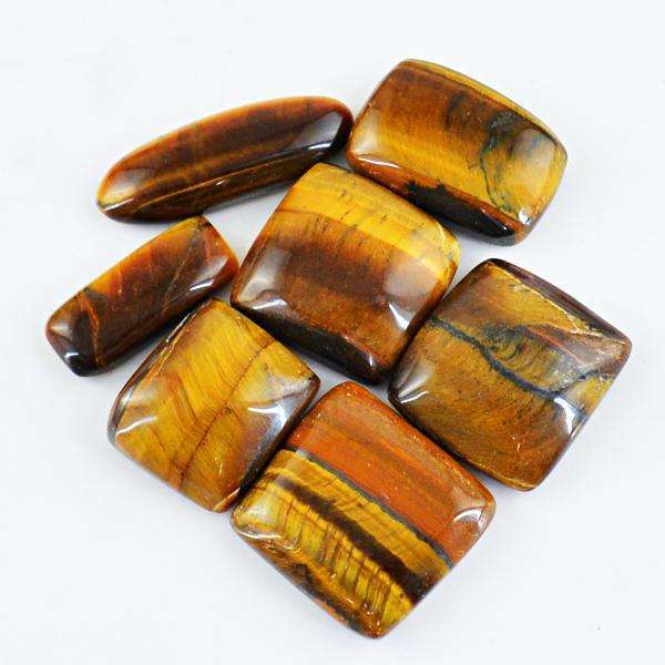 gemsmore:Amazing Tiger Eye Untreated Loose Gemstone Lot