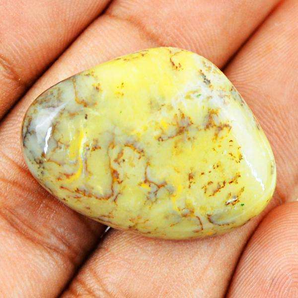 gemsmore:Amazing Untreated Dendrite Opal Loose Gemstone