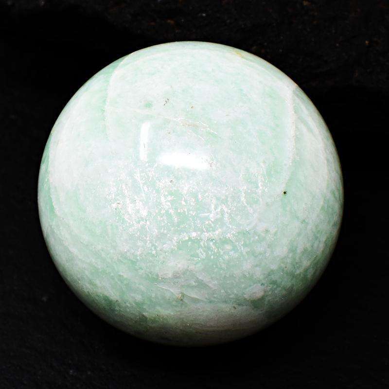 gemsmore:Amazonite Hand Carved Reiki Healing Sphere