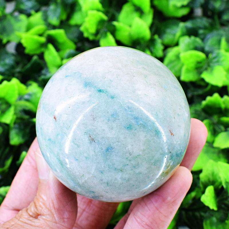 gemsmore:Amazonite Healing Beautifully Hand Carved Ball