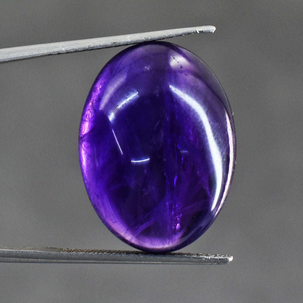 gemsmore:Artisian 32 Carats  Genuine Amethyst  Gemstone