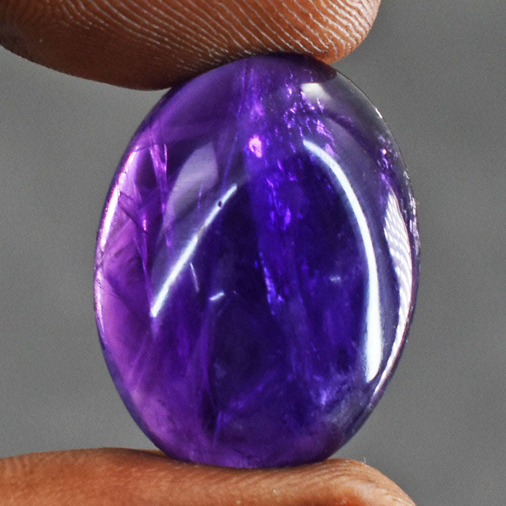 gemsmore:Artisian 32 Carats  Genuine Amethyst  Gemstone