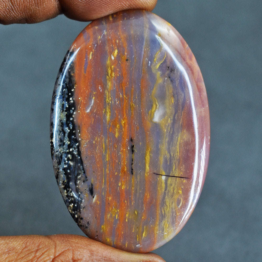 gemsmore:Artisian 97 Carats Genuine Honey Dendrite Gemstone