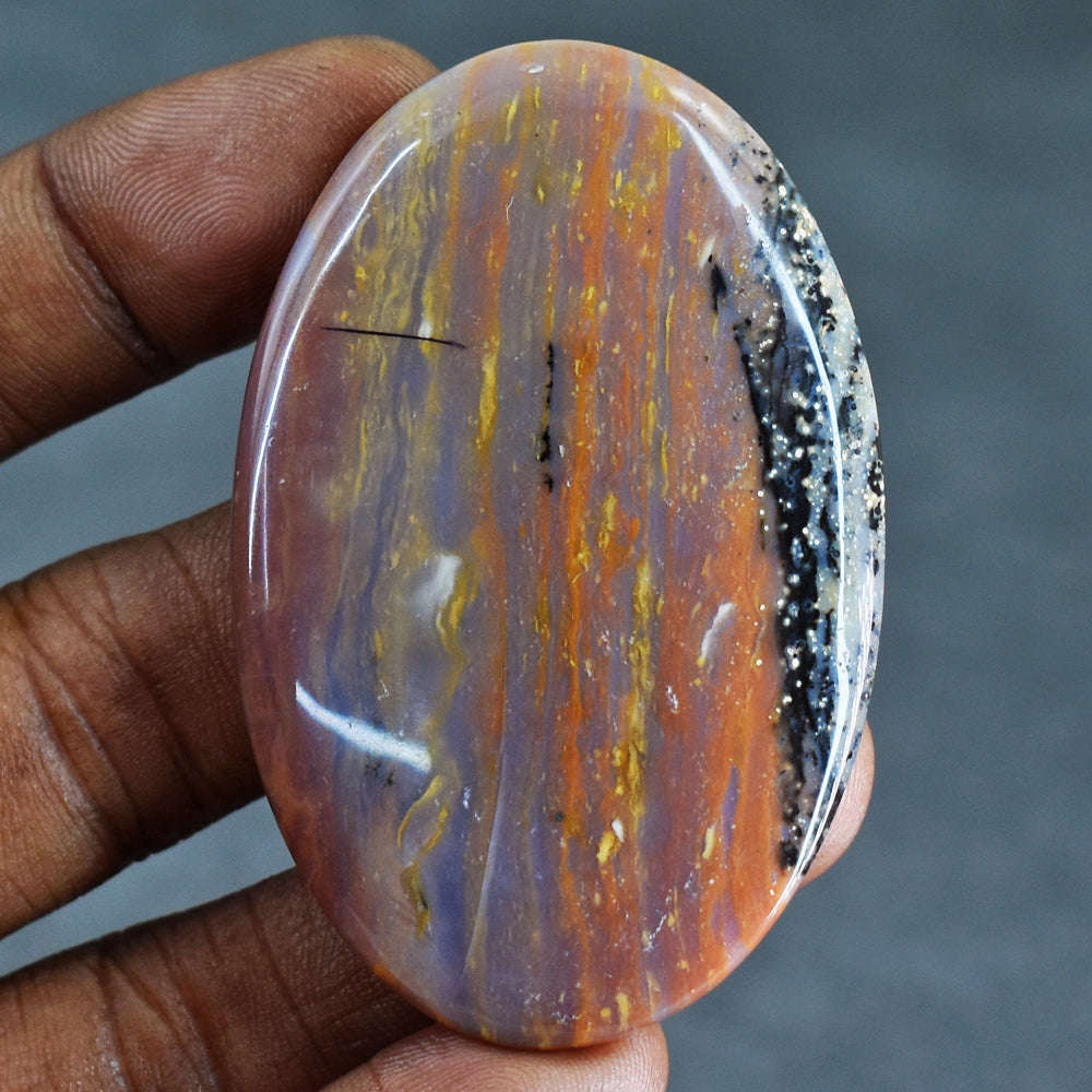 gemsmore:Artisian 97 Carats Genuine Honey Dendrite Gemstone