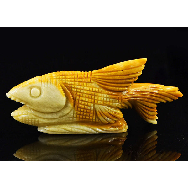 gemsmore:Artisian Mookaite Hand Carved Fish