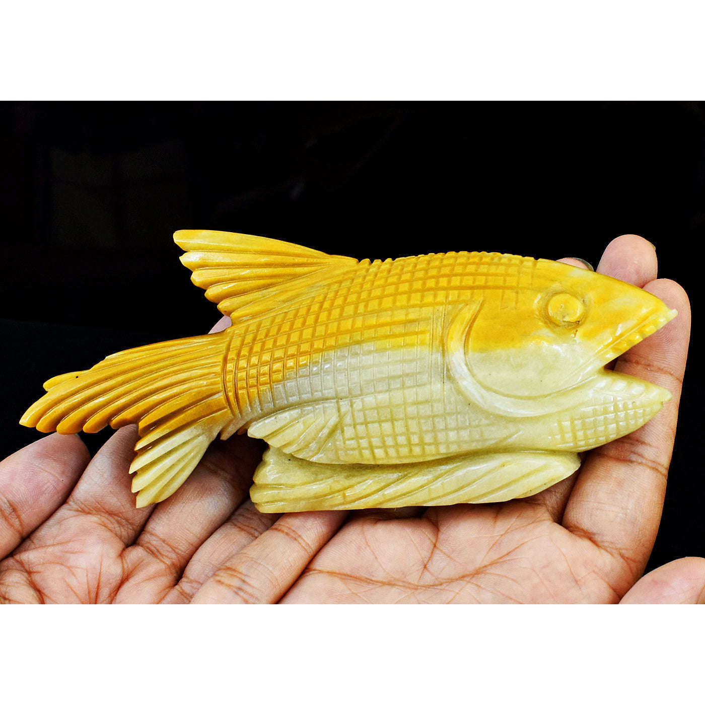 gemsmore:Artisian Mookaite Hand Carved Fish