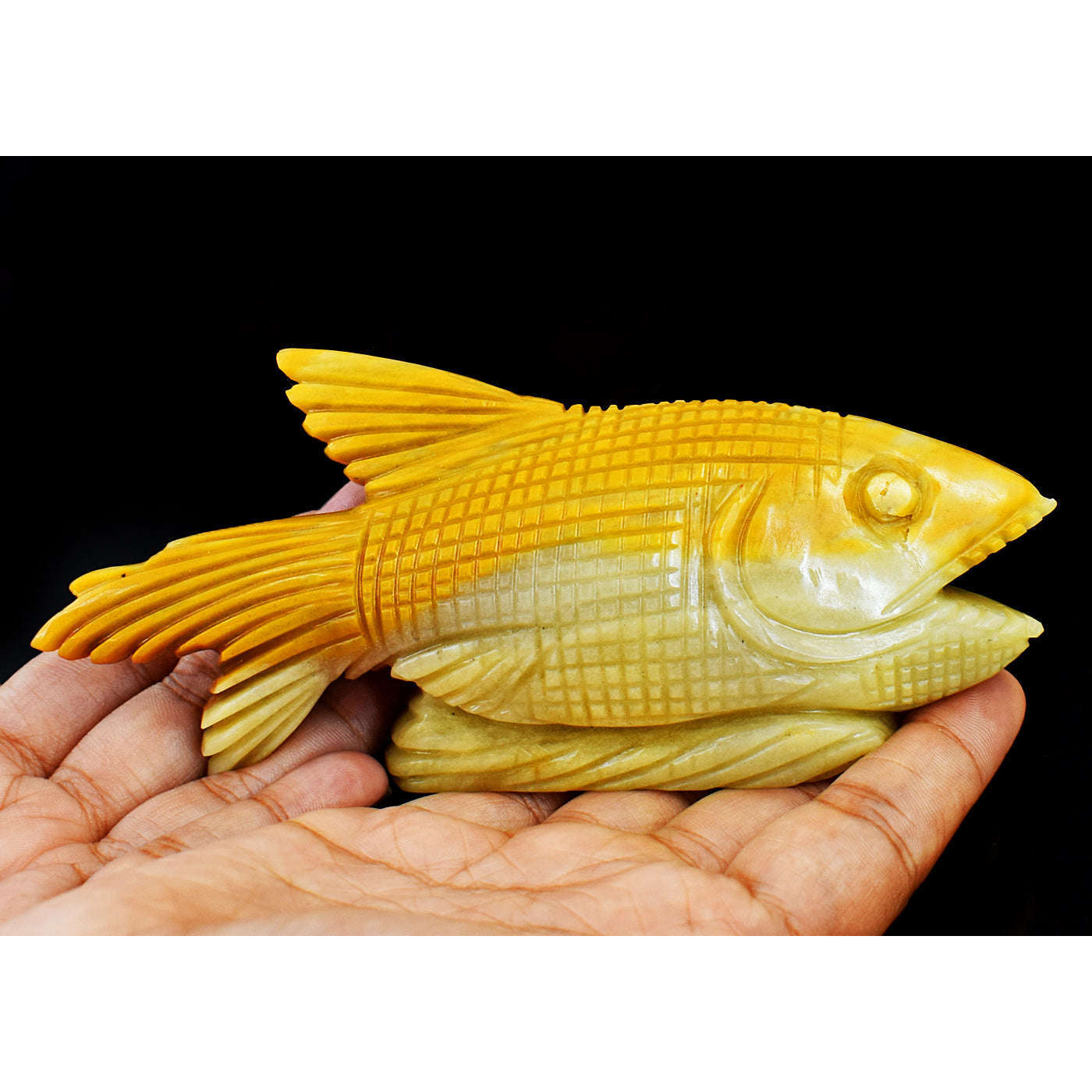 gemsmore:Artisian Mookaite Hand Carved Fish