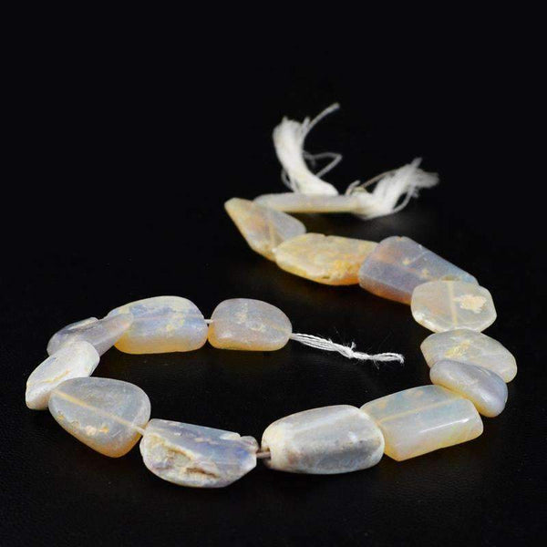 gemsmore:Australian Opal Beads Strand - Natural Drilled