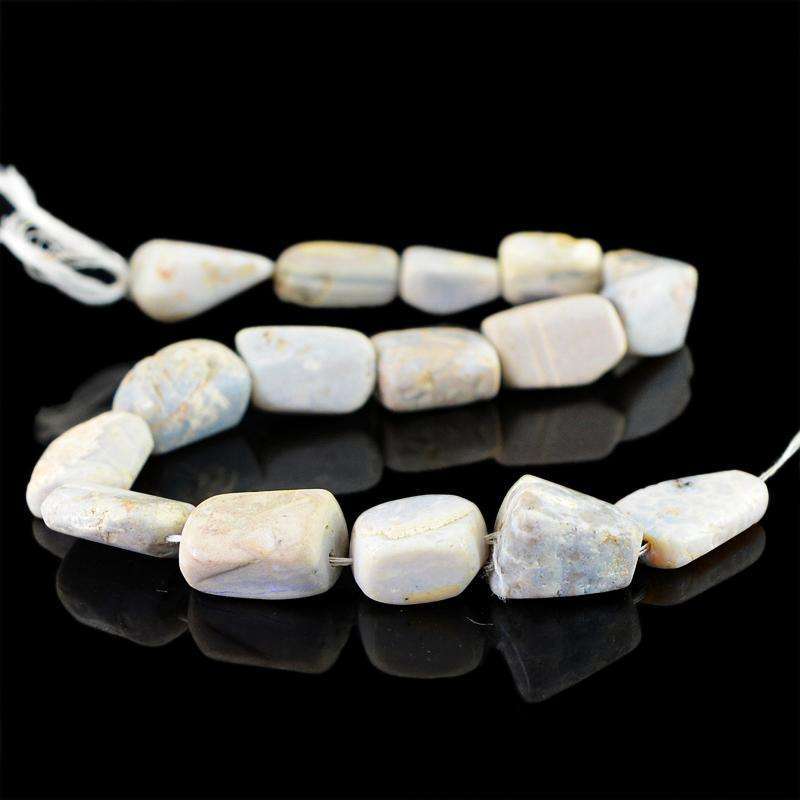 gemsmore:Australian Opal Beads Strand Natural Untreated Drilled