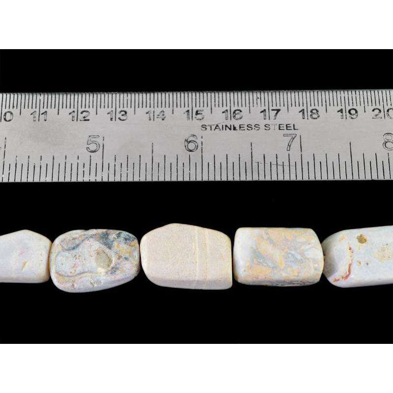 gemsmore:Australian Opal Beads Strand Natural Untreated Drilled