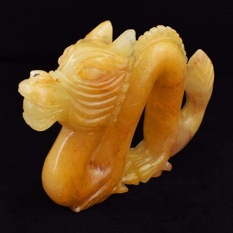 gemsmore:Aventurine Hand Carved Huge Size Dragon